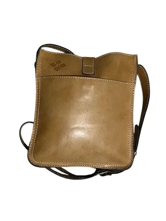 Patricia Nash Venezia Crossbody Bag Tan Leather Boho Festival Western - Picture 2 of 6
